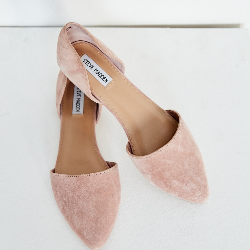 Steve Madden blush pink flats